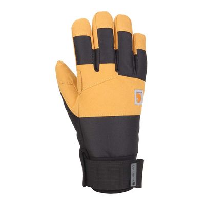 Carhartt Men's Storm Defender Insulated Secure Cuff Glove, Black Barley, X-Large