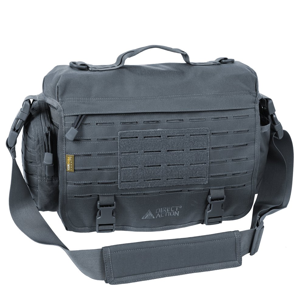 Direct Action Messenger Mk II Tactical Bag Shadow Grey Mk II 10 Liter Capacity, ideal for laptop, ipad or tablet