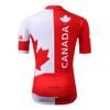 BIYINGEE Women's Cycling Jersey Short Sleeve Sweat Wicking Canada Leaves Size 4XL view 2