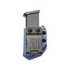 Universal 9mm/.40 Double Stack Mag Carrier- Tulster Echo Carrier IWB/OWB (Police Blue Carbon Fiber) view 1