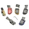Universal 9mm/.40 Double Stack Mag Carrier- Tulster Echo Carrier IWB/OWB (Police Blue Carbon Fiber) view 3