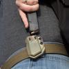 Universal 9mm/.40 Double Stack Mag Carrier- Tulster Echo Carrier IWB/OWB (Coyote Brown Carbon Fiber) view 4