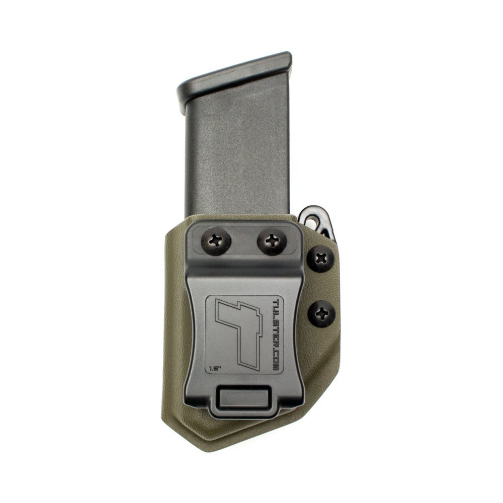 Universal .45ACP Double Stack Mag Carrier- Tulster Echo Carrier IWB/OWB (OD Green)