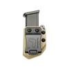 Universal 9mm/.40 Double Stack Mag Carrier- Tulster Echo Carrier IWB/OWB (Flat Dark Earth Carbon Fiber) view 1