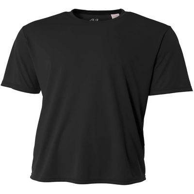 A4 NB3142 Youth Cooling Performance Tee, Black, Large