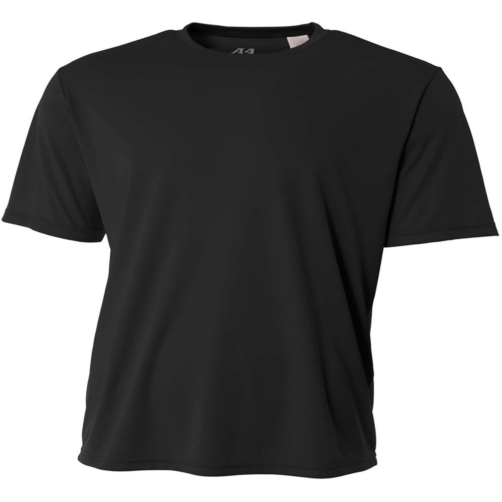 A4 NB3142 Youth Cooling Performance Tee, Black, Large