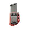 Universal .45ACP Double Stack Mag Carrier- Tulster Echo Carrier IWB/OWB (Blood Red Carbon Fiber) view 1