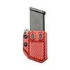 Universal .45ACP Double Stack Mag Carrier- Tulster Echo Carrier IWB/OWB (Blood Red Carbon Fiber) view 2