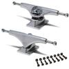 [CCS] Skateboard Trucks | Professional Grade | Steel | Sizes 109mm, 129mm, 139mm, 149mm, & 169mm | Raw Silver, Black | Set of 2 | 1" Mounting Hardware Included (Raw, 149mm (Fits 8.5" Decks)) view 1