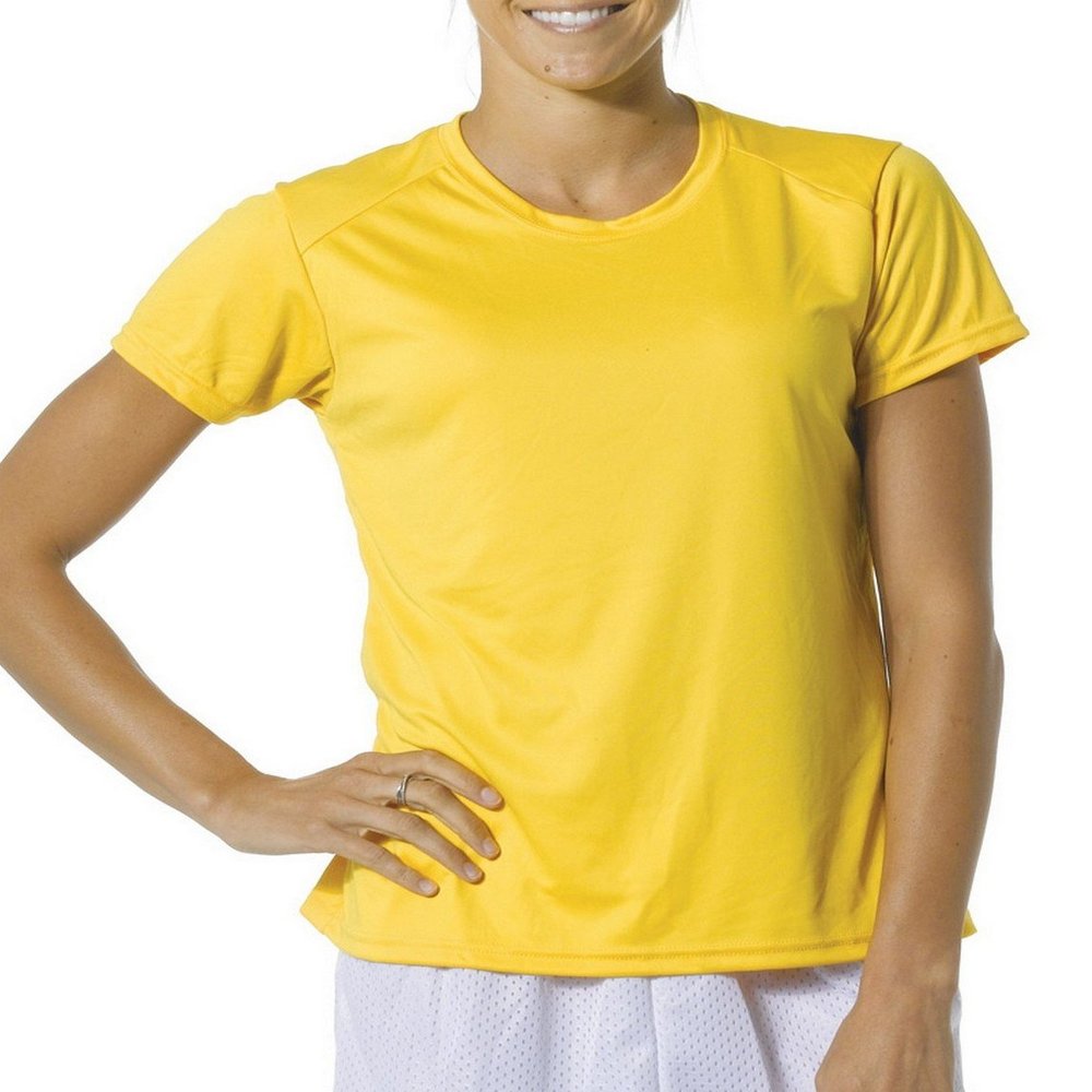 A4 NW3201 Ladies Cooling Performance Tee, Gold, X-Small