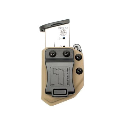 Universal .45ACP Single Stack Mag Carrier- Tulster Echo Carrier IWB/OWB (Flat Dark Earth)