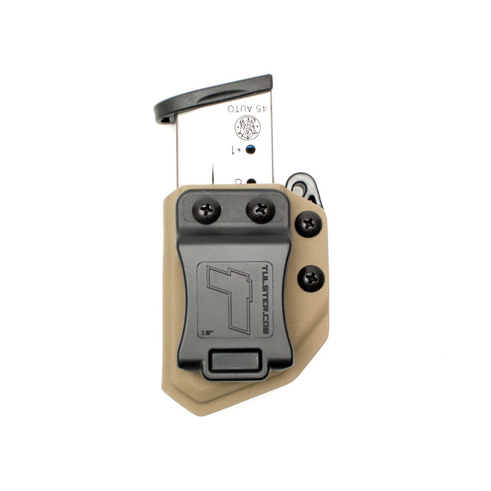 Universal .45ACP Single Stack Mag Carrier- Tulster Echo Carrier IWB/OWB (Flat Dark Earth)