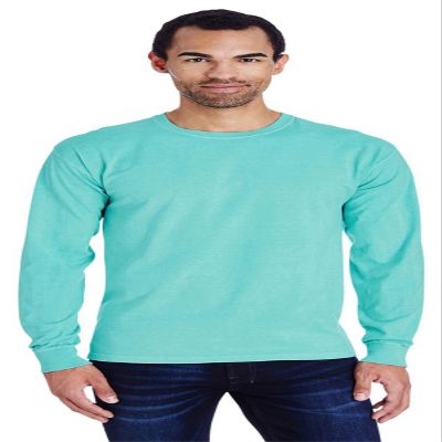 Unisex 5.5 oz., 100% Ringspun Cotton Garment-Dyed Long-Sleeve T-Shirt XL MINT