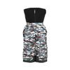 Arctix Kids Limitless Fleece Top Bib Overalls, White Multi Camo, 5T view 1