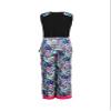 Arctix Kids Limitless Fleece Top Bib Overalls, Freeze Pop Multi, 3T view 2