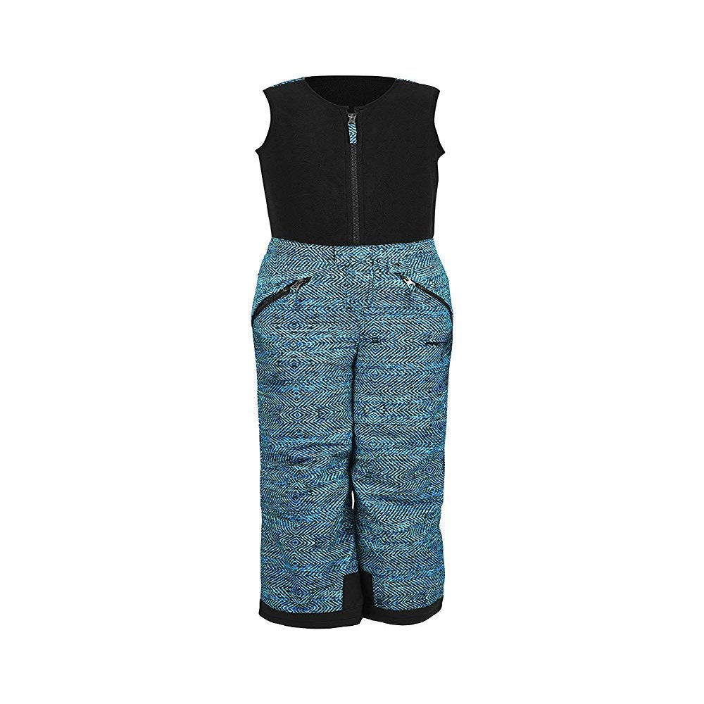 Arctix Kids Limitless Fleece Top Bib Overalls, Aztec Aqua, 4T