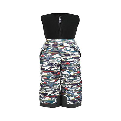 Arctix Kids Limitless Fleece Top Bib Overalls, White Multi Camo, 2T