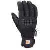 Carhartt Men's Waterproof Insulated Impact Secure Cuff Glove, Black, Large view 1