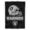 Northwest NFL Las Vegas Raiders Comforter and Sham Set, King, Draft view 1