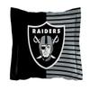 Northwest NFL Las Vegas Raiders Comforter and Sham Set, King, Draft view 2