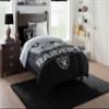 Northwest NFL Las Vegas Raiders Comforter and Sham Set, King, Draft view 3