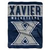 Northwest NCAA Xavier Musketeers Raschel Throw Blanket, 60" x 80", Basic view 1