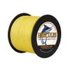 HERCULES Braided Fishing Line 2000m 2187yds 6lbs-100lbs Pe Superline 4 Strands (Yellow 70lb/31.8kg 0.44mm) view 1