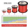 HERCULES Braided Fishing Line 2000m 2187yds 6lbs-100lbs Pe Superline 4 Strands (Red 90lb/40.8kg 0.50mm) view 2