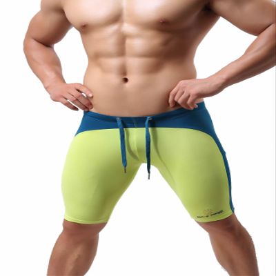 BRAVE PERSON Multi-Functional Men's Sports Shorts Used for Cycling, Running, Swimming, Gym 8019 (L / 30''-35'', 21- Green)