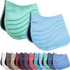 HKM Oviedo Saddle Pads Pink Dressage view 1