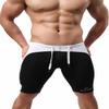 BRAVE PERSON Multi-Functional Men's Sports Shorts Used for Cycling, Running, Swimming, Gym 8019 (L / 30''-35'', 5- Black) view 4