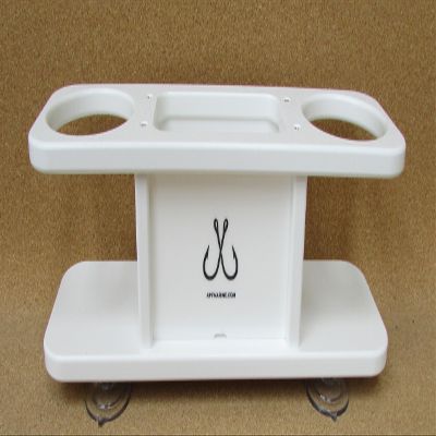 APF Marine Two Beverage Cup Holder w Storage Box Catch All