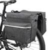 BV Bike Panniers 26L With Adjustable Hooks, Commuter Panniers For Bicycles With Carrying Handle, Bag With 3M Reflective Trim For More Visibility, Fit Most Rack (Panniers - Gray Standard) view 1