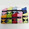 Spotlight Hosiery Men's Argyle Dress Sock,Light Beige/Blue/Light Yellow view 4