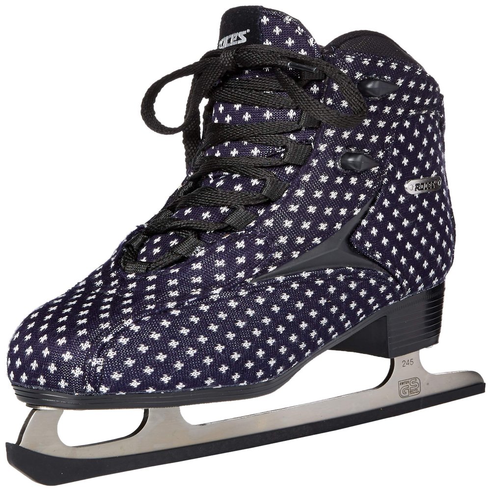 Roces 450694 Women's Model Olympic Ice Skate, US 6, Blue/White