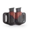 1791 Gunleather 2.2 Mag Holster - Double Mag Pouch for Double Stack Magazines, OWB Magazine Pouch for Belts view 1
