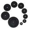 Ader Standard 1" Hole Cast Iron Weight Plate-Black (268.00) view 1