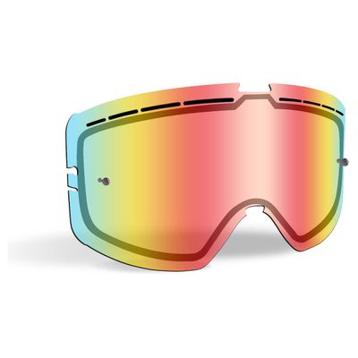 509 Kingpin Tear Off Snow Lens (Fire Mirror/Clear Tint)