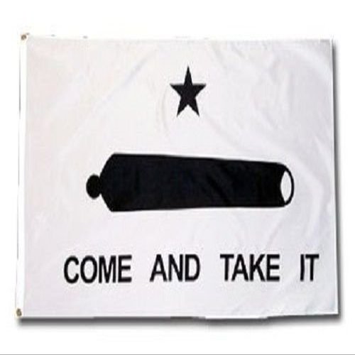 3x5 Gonzales Gonzalez Texas Come and Take it Flag 3'x5' Banner perma dye poly Vivid Color and UV Fade Resistant Canvas Header and polyester material