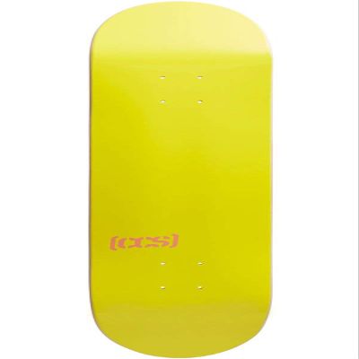 [CCS] Logo Skateboard Deck Yellow 7.75"