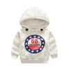 Moyikiss Studio Baby Boys Girls Pullover Hoodies Fleece Pocket Sweatshirts Tops (Grey, 130/5 Years) view 1