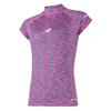 Magic Marine Womens Cube Short Sleeve Rashvest - Pink Melee L view 1