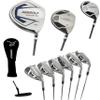 AGXGOLF Men's XS Wide Sole Stiff Flex, Tall Length +1.5 Tour Edition Complete Golf Set w/460 Driver +5 Wood + 4 Hybrid + 5-9 Irons + Pitching Wedge + Sand Wedge: Right Hand: USA Built! view 1