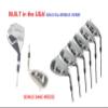 AGXGOLF Men's XS Wide Sole Stiff Flex, Tall Length +1.5 Tour Edition Complete Golf Set w/460 Driver +5 Wood + 4 Hybrid + 5-9 Irons + Pitching Wedge + Sand Wedge: Right Hand: USA Built! view 3