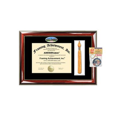 AllGiftFrames University of Texas San Antonio Tassel Diploma Frame Graduation UTSA Tassel Box School Campus Photo Custom Degree Framing Gift Bachelor Master MBA Doctorate PHD Certificate Holder Case