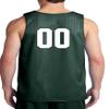 Custom Basketball Reversible Jersey Both Sides - Numbers Only On Back of Both Sides (Youth Small (8), Dark Green) view 1