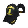 AES Army Retired Military Black Embroidered Cap Hat 560G view 1