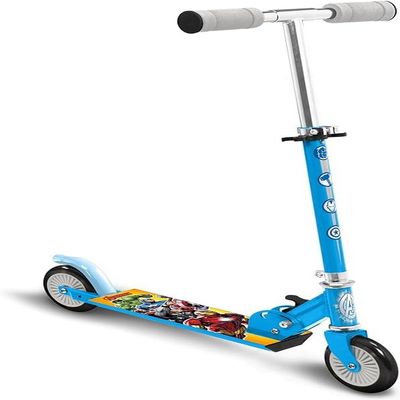 Stamp Marvel Ironman, Thor, Hulk, Captain America AV299042 Fold-Away Scooter, Blue
