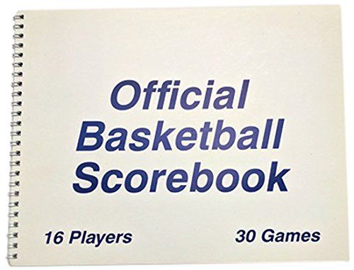 Martin Official Basketball Scorebook, 16 Players, 30 Games, Column for Rebounds