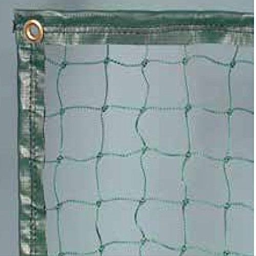 HarTru Tennis Court 10' x 60' Divider Curtain Hemmed/Grommeted, BLACK, with Lead Rope